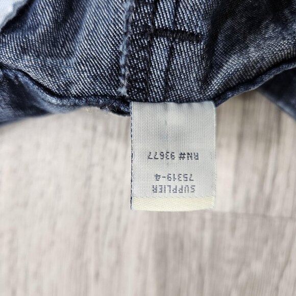 St Johns Bay Jeans Womens 16P Blue Straight Leg Stretch Denim Pants Casual - Picture 6 of 13